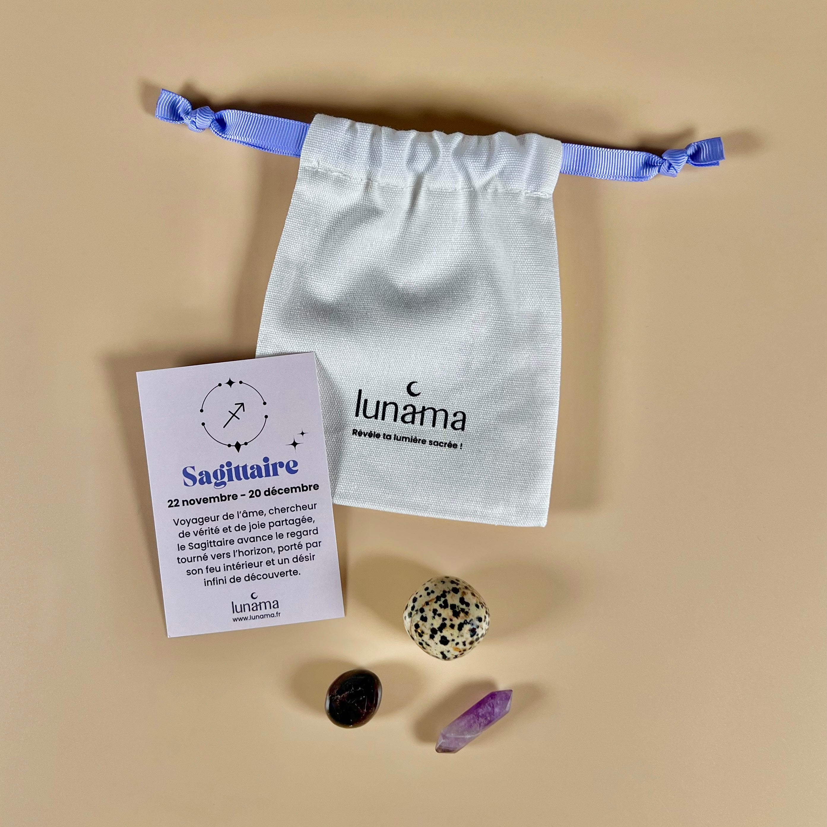 3 cristaux pierres de lithotherapie pour le signe astro sagittaire